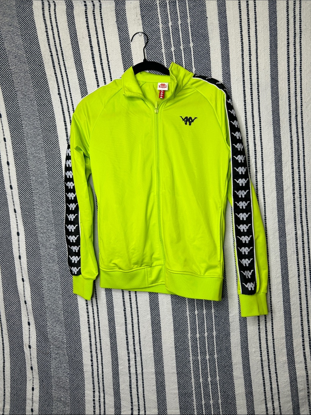 Kappa Banda Anniston High-Visibility Lime Green Track Jacket